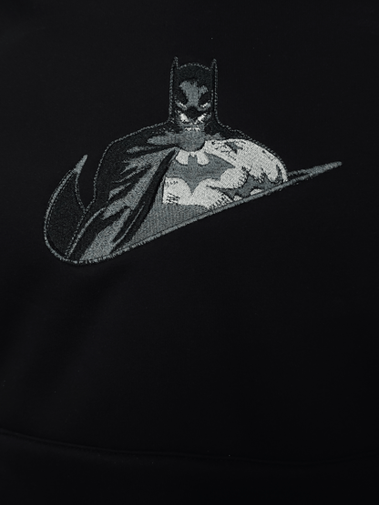 TMsignature Batman Unisex Embroidered Design Hoodie