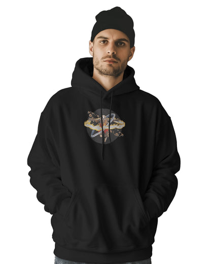 Hoodie 500 GSM Aang Avatar Embroidered Design - TM SignatureHoodie 500 GSM Aang Avatar Embroidered DesignHoodieTM SignatureBlackCottonXS