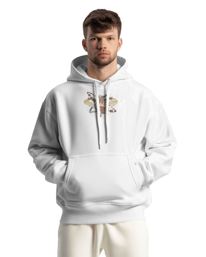 Hoodie 500 GSM Aang Avatar Embroidered Design - TM SignatureHoodie 500 GSM Aang Avatar Embroidered DesignHoodieTM SignatureWhiteCottonXS