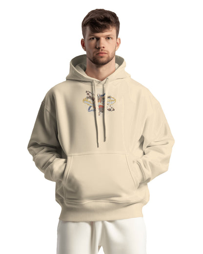 Hoodie 500 GSM Aang Avatar Embroidered Design - TM SignatureHoodie 500 GSM Aang Avatar Embroidered DesignHoodieTM SignatureWhiteCottonXS