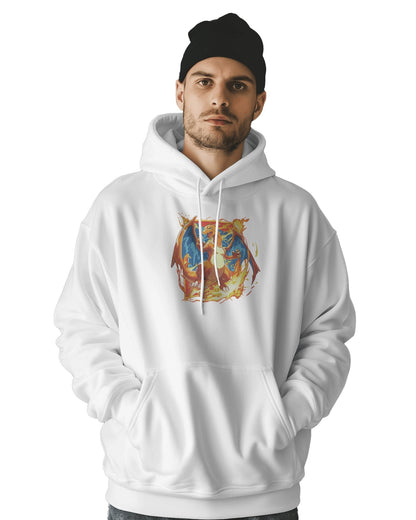 Hoodie 500 GSM Charizard Embroidered Design - TM SignatureHoodie 500 GSM Charizard Embroidered DesignHoodieTM SignatureWhiteXSCotton