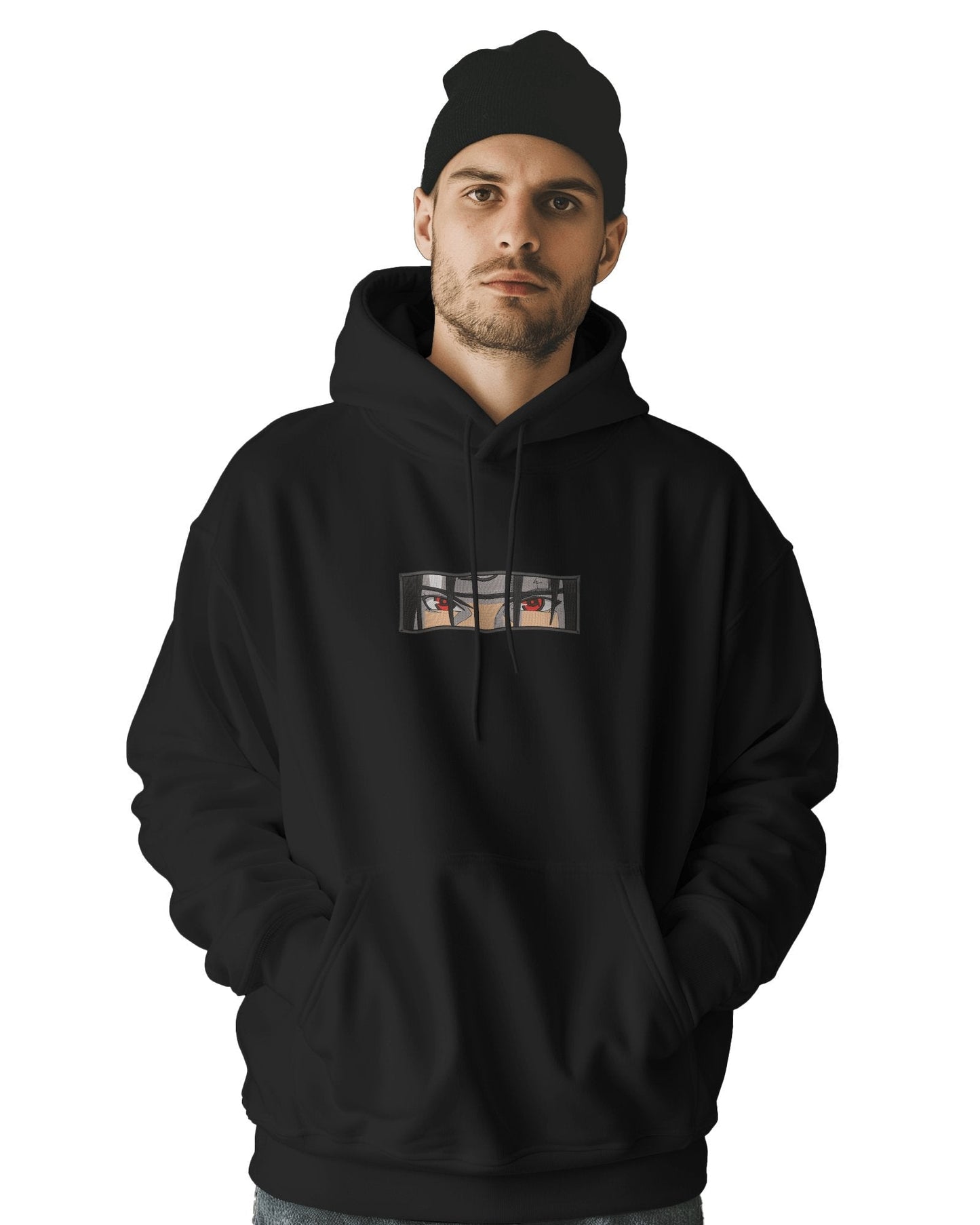 Hoodie 500 GSM Itachi Eyes Embroidered Design - TM SignatureHoodie 500 GSM Itachi Eyes Embroidered DesignHoodieTM SignatureWhiteXSCotton