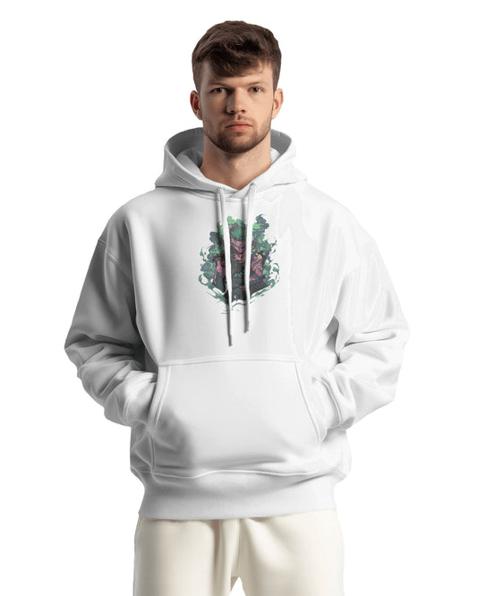 Hoodie 500 GSM Zoro Embroidered Design - TM SignatureHoodie 500 GSM Zoro Embroidered DesignHoodieTM SignatureWhiteXSCotton