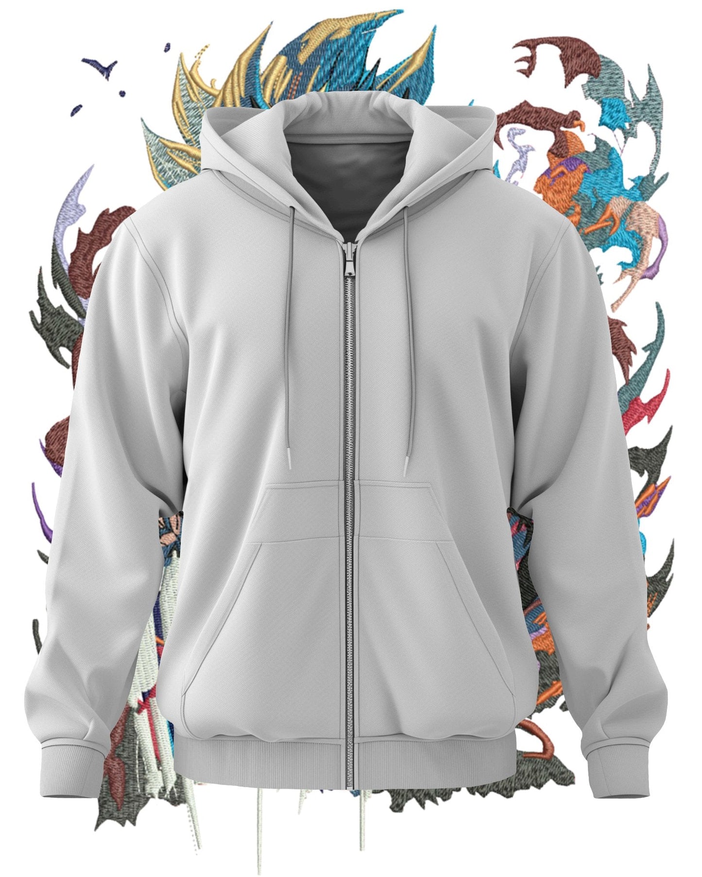 Hoodie 600 GSM Goku Ultra Instinct Large Design - TM SignatureHoodie 600 GSM Goku Ultra Instinct Large DesignHoodieTM SignatureWhiteCottonXS