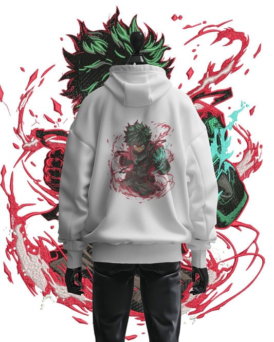 Hoodie 600 GSM Izuku Midoriya Large Design - TM SignatureHoodie 600 GSM Izuku Midoriya Large DesignHoodieTM SignatureWhiteCottonXS