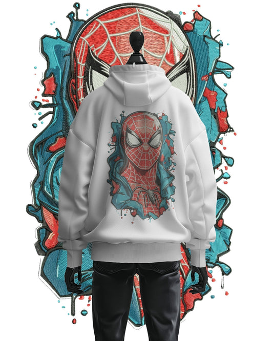 Hoodie 600 GSM Spider - Man (Peter Parker) Large Design - TM SignatureHoodie 600 GSM Spider - Man (Peter Parker) Large DesignHoodieTM SignatureWhiteCottonXS