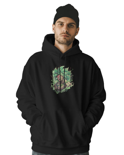 TM Signature Hoodie Black / XS / Cotton Hoodie 500 GSM Broly Embroidered Design Hoodie 500 GSM Broly Embroidered Design