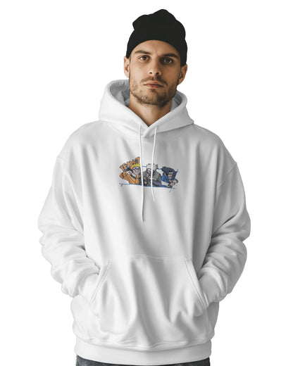 TM Signature Hoodie White / XS / Cotton Hoodie 500 GSM Team7 Embroidered Design Hoodie 500 GSM Team7 Embroidered Design