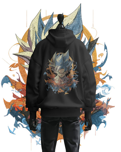 TMsignature Hoodie Black / Cotton / XS Hoodie 600 GSM Goku Ultra 2 Large Design Hoodie 600 GSM Goku Ultra 2 Large Design