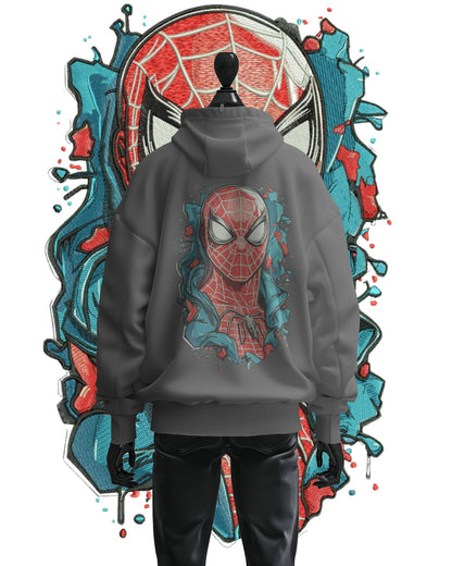 TMsignature Hoodie Gray / Cotton / XS Hoodie 600 GSM Spider-Man (Peter Parker) Large Design Hoodie 600 GSM Spider-Man (Peter Parker) Large Design