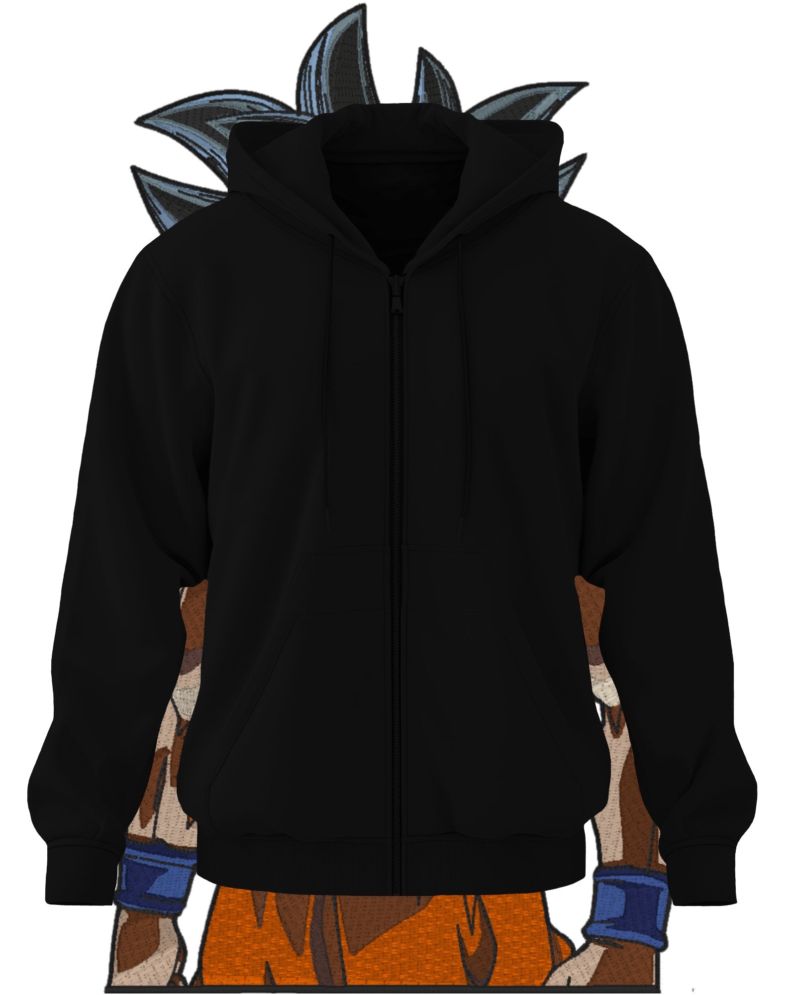 TMsignature Hoodie Hoodie 600 GSM Goku Power Large Design Hoodie 600 GSM Goku Power Large Design