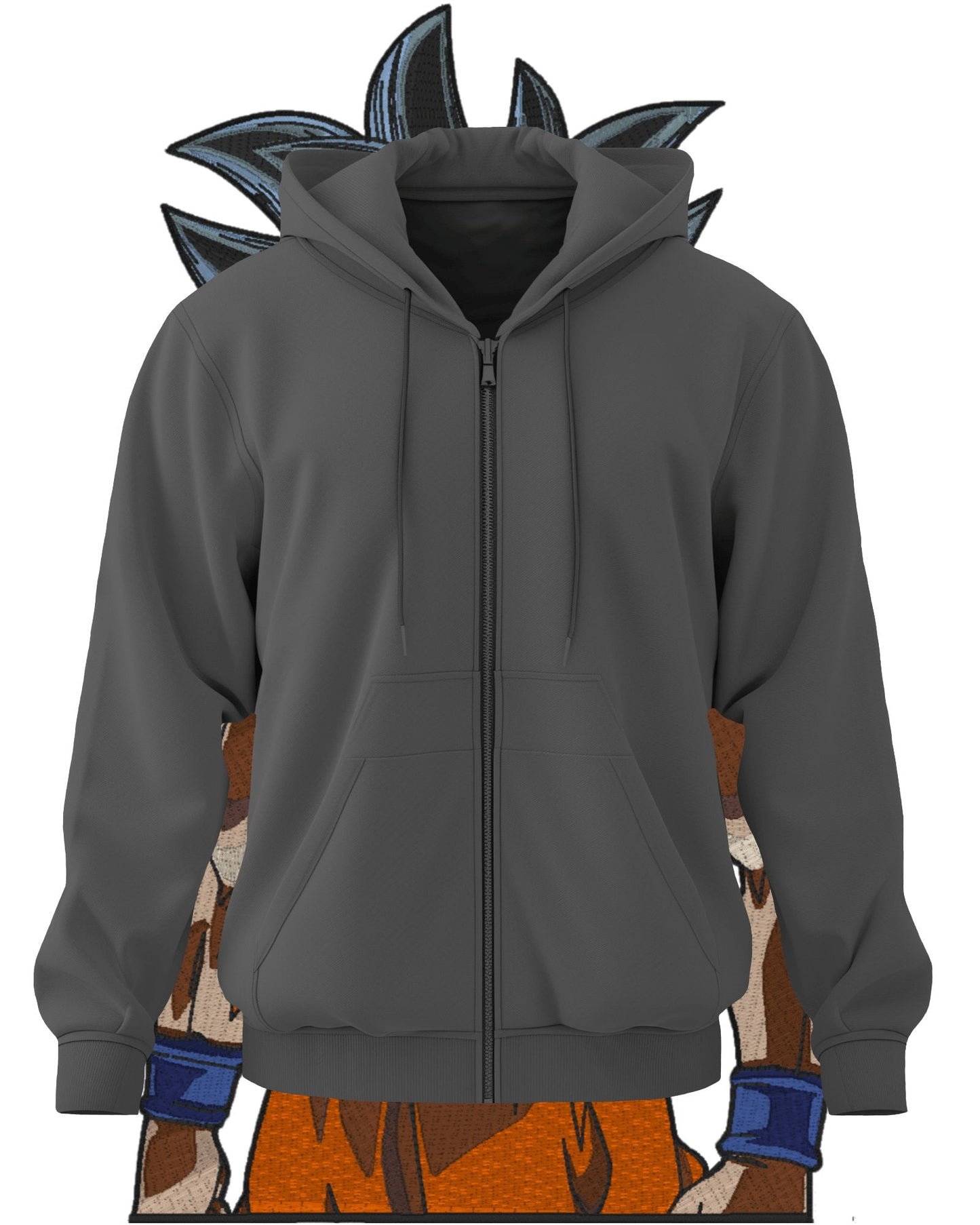 TMsignature Hoodie Hoodie 600 GSM Goku Power Large Design Hoodie 600 GSM Goku Power Large Design