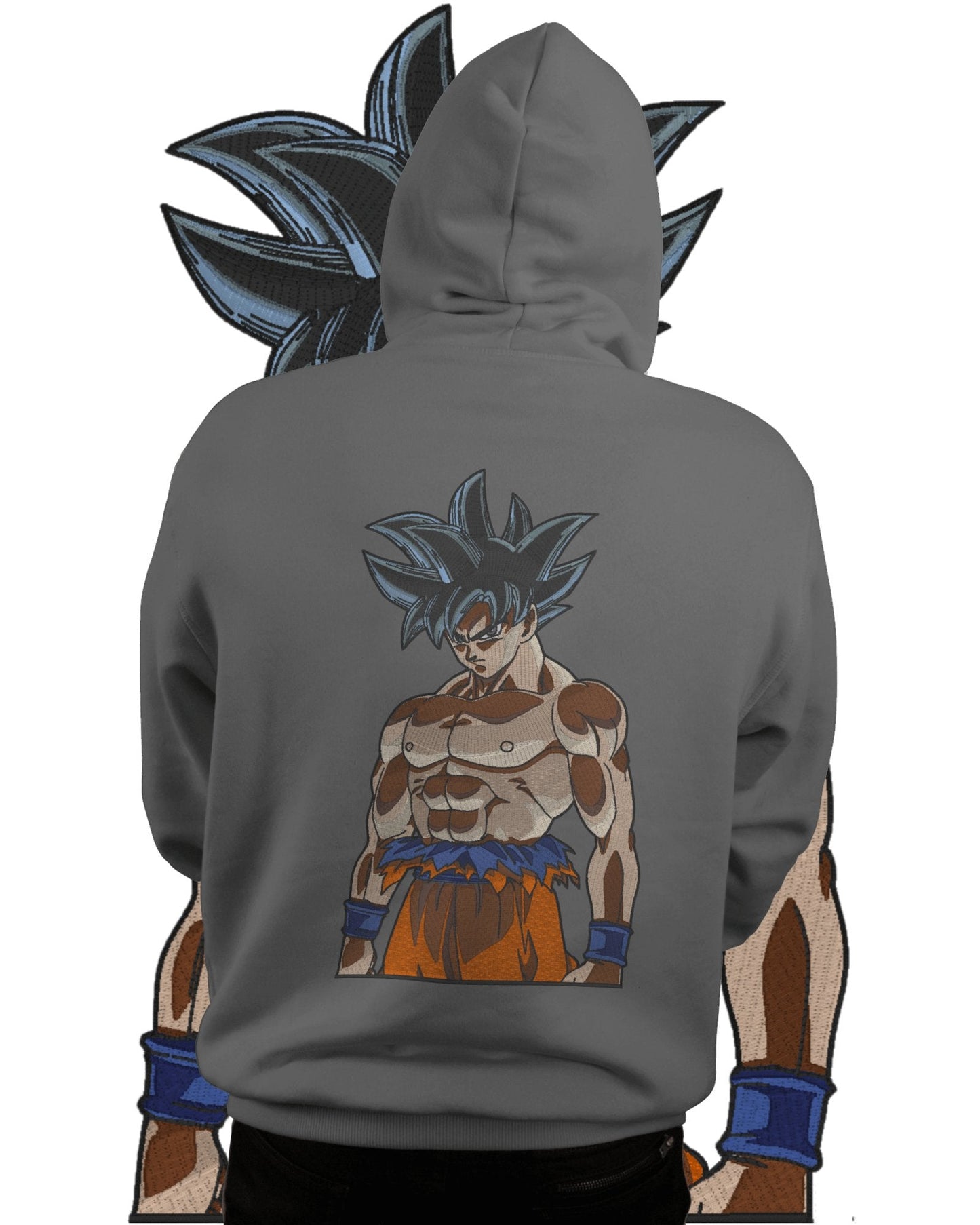 TMsignature Hoodie Hoodie 600 GSM Goku Power Large Design Hoodie 600 GSM Goku Power Large Design