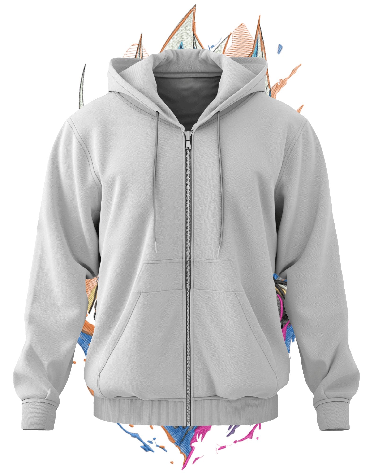 TMsignature Hoodie Hoodie 600 GSM Goku Rage Large Design Hoodie 600 GSM Goku Rage Large Design