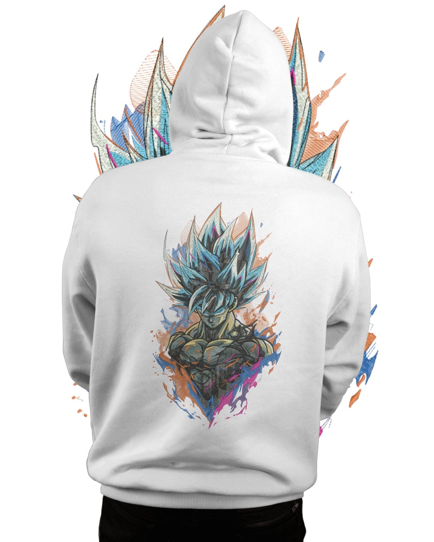 TMsignature Hoodie Hoodie 600 GSM Goku Rage Large Design Hoodie 600 GSM Goku Rage Large Design