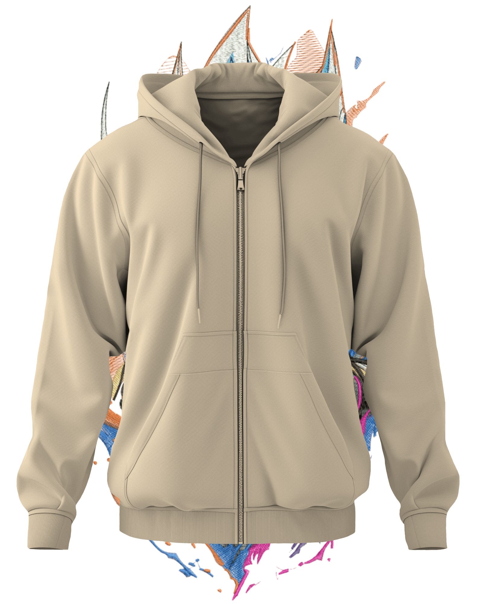 TMsignature Hoodie Hoodie 600 GSM Goku Rage Large Design Hoodie 600 GSM Goku Rage Large Design