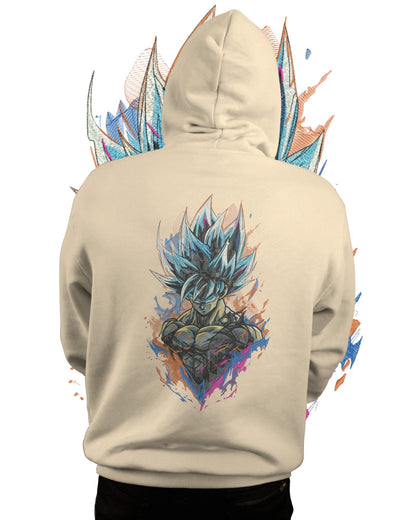 TMsignature Hoodie Hoodie 600 GSM Goku Rage Large Design Hoodie 600 GSM Goku Rage Large Design