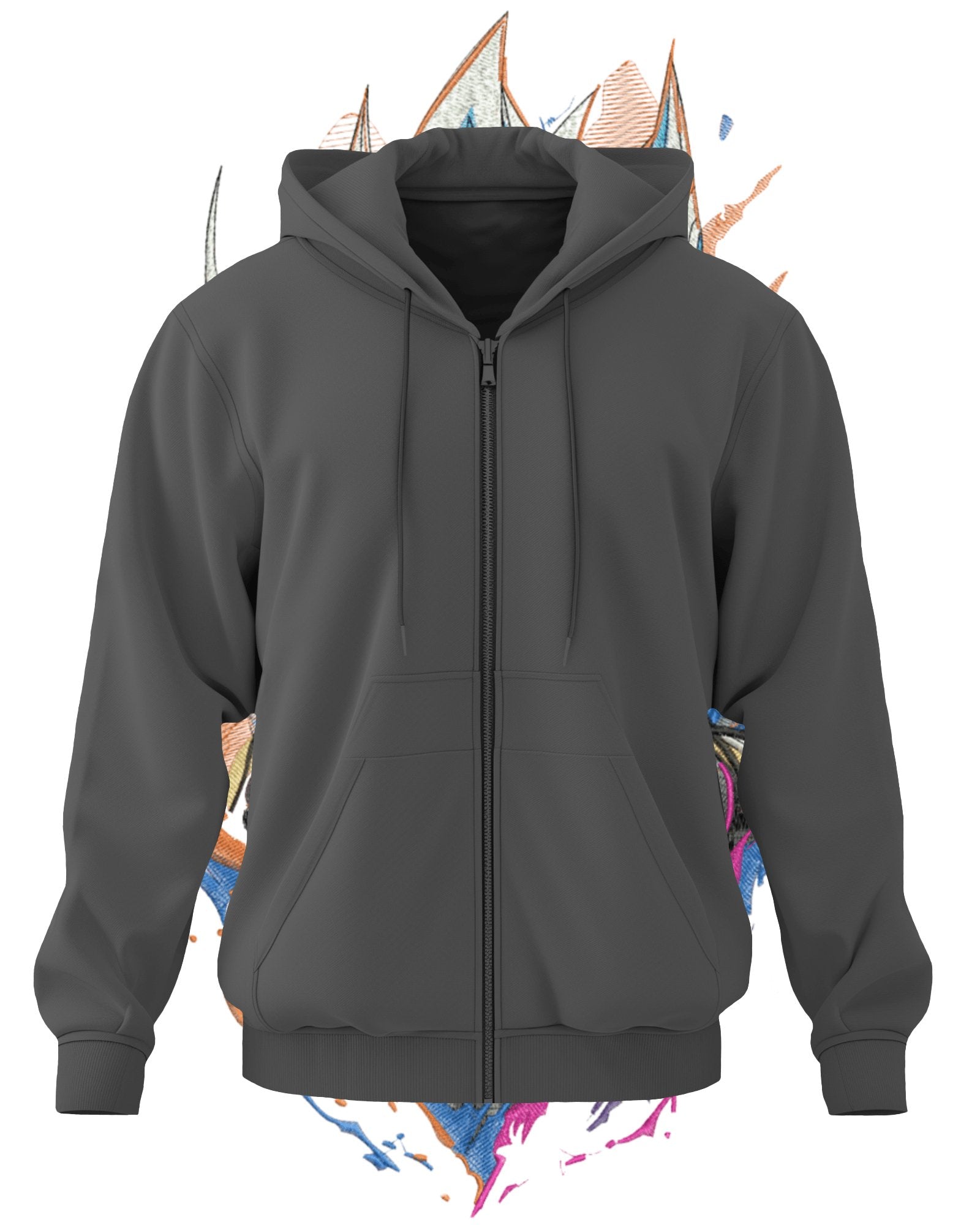 TMsignature Hoodie Hoodie 600 GSM Goku Rage Large Design Hoodie 600 GSM Goku Rage Large Design