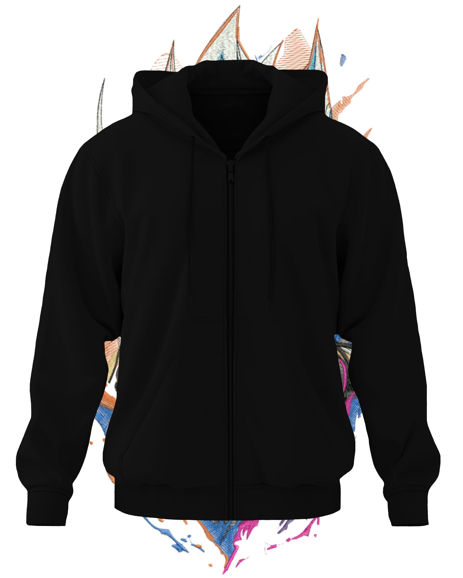 TMsignature Hoodie Hoodie 600 GSM Goku Rage Large Design Hoodie 600 GSM Goku Rage Large Design