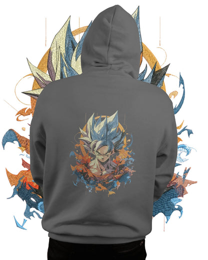 TMsignature Hoodie Hoodie 600 GSM Goku Ultra 2 Large Design Hoodie 600 GSM Goku Ultra 2 Large Design