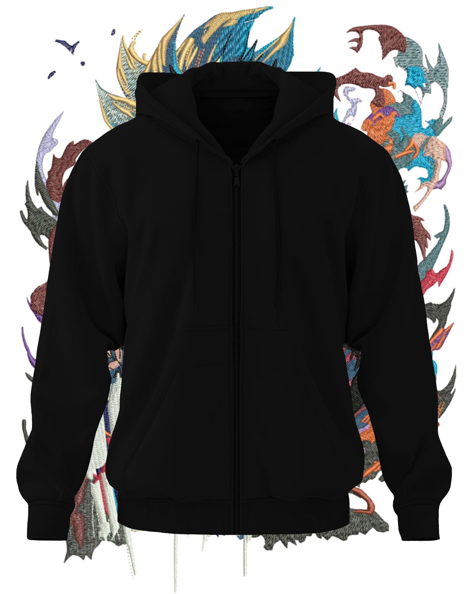 TMsignature Hoodie Hoodie 600 GSM Goku Ultra Instinct Large Design Hoodie 600 GSM Goku Ultra Instinct Large Design