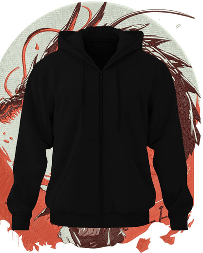 TMsignature Hoodie Hoodie 600 GSM Goku x Shenron Large Design Hoodie 600 GSM Goku x Shenron Large Design