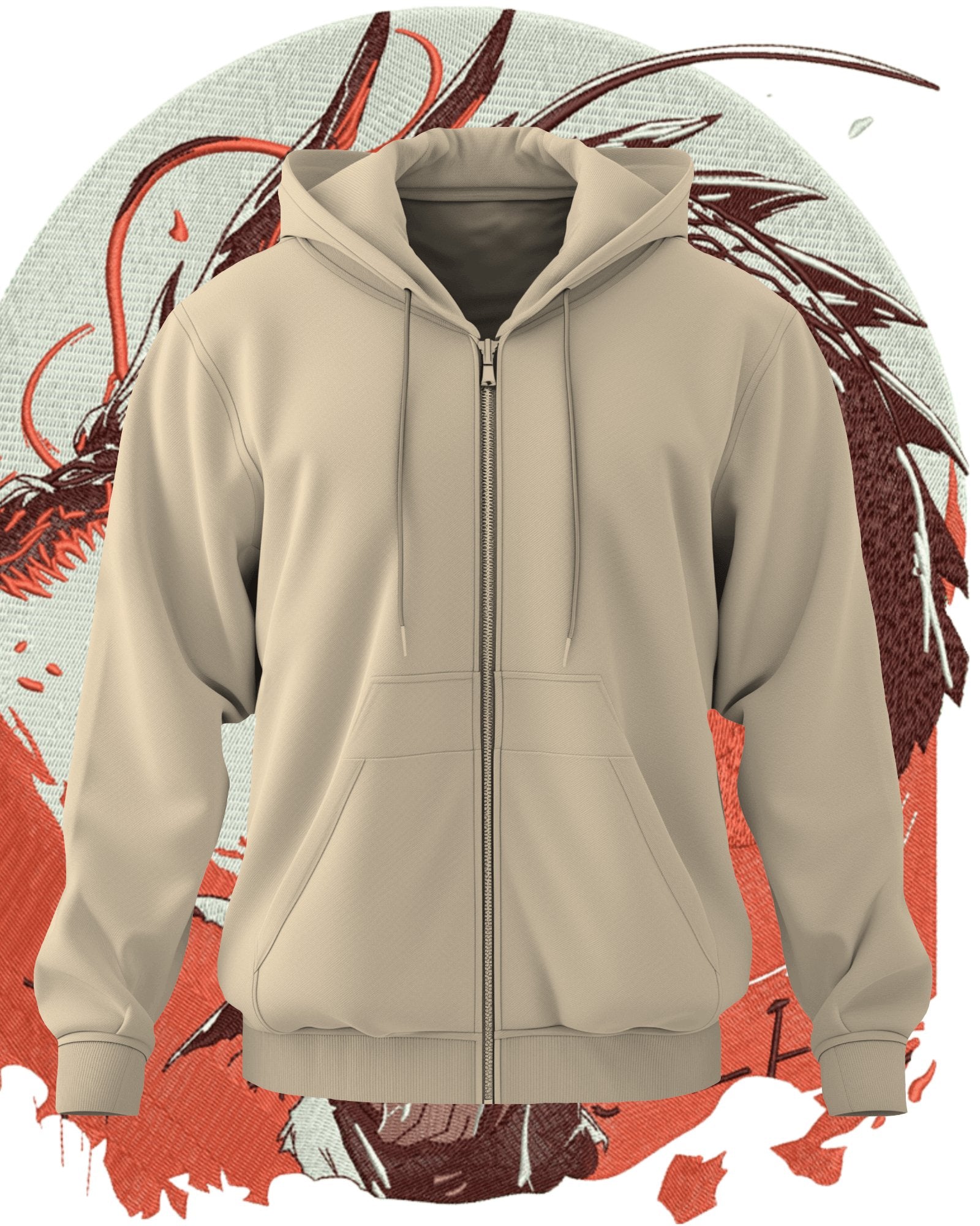 TMsignature Hoodie Hoodie 600 GSM Goku x Shenron Large Design Hoodie 600 GSM Goku x Shenron Large Design