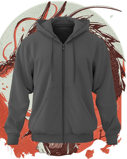 TMsignature Hoodie Hoodie 600 GSM Goku x Shenron Large Design Hoodie 600 GSM Goku x Shenron Large Design