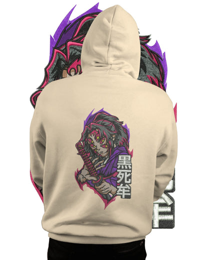 TMsignature Hoodie Hoodie 600 GSM Kokushibo Demon Slayer Large Design Hoodie 600 GSM Kokushibo Demon Slayer Large Design