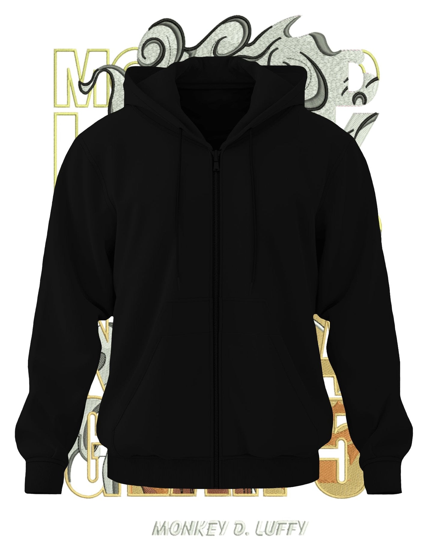 TMsignature Hoodie Hoodie 600 GSM Luffy Gear 5 One Piece Large Design Hoodie 600 GSM Luffy Gear 5 One Piece Large Design