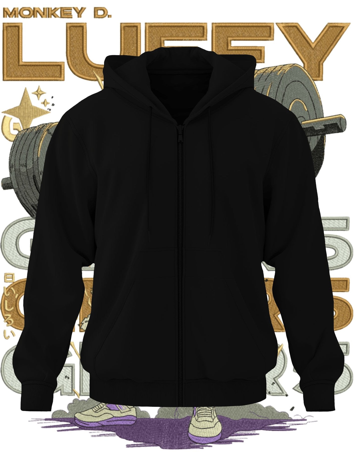 TMsignature Hoodie Hoodie 600 GSM Luffy Gym Large Design Hoodie 600 GSM Luffy Gym Large Design