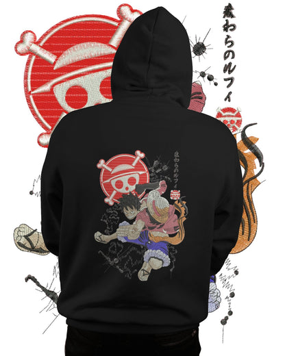 TMsignature Hoodie Hoodie 600 GSM One Piece Luffy Large Design Hoodie 600 GSM One Piece Luffy Large Design