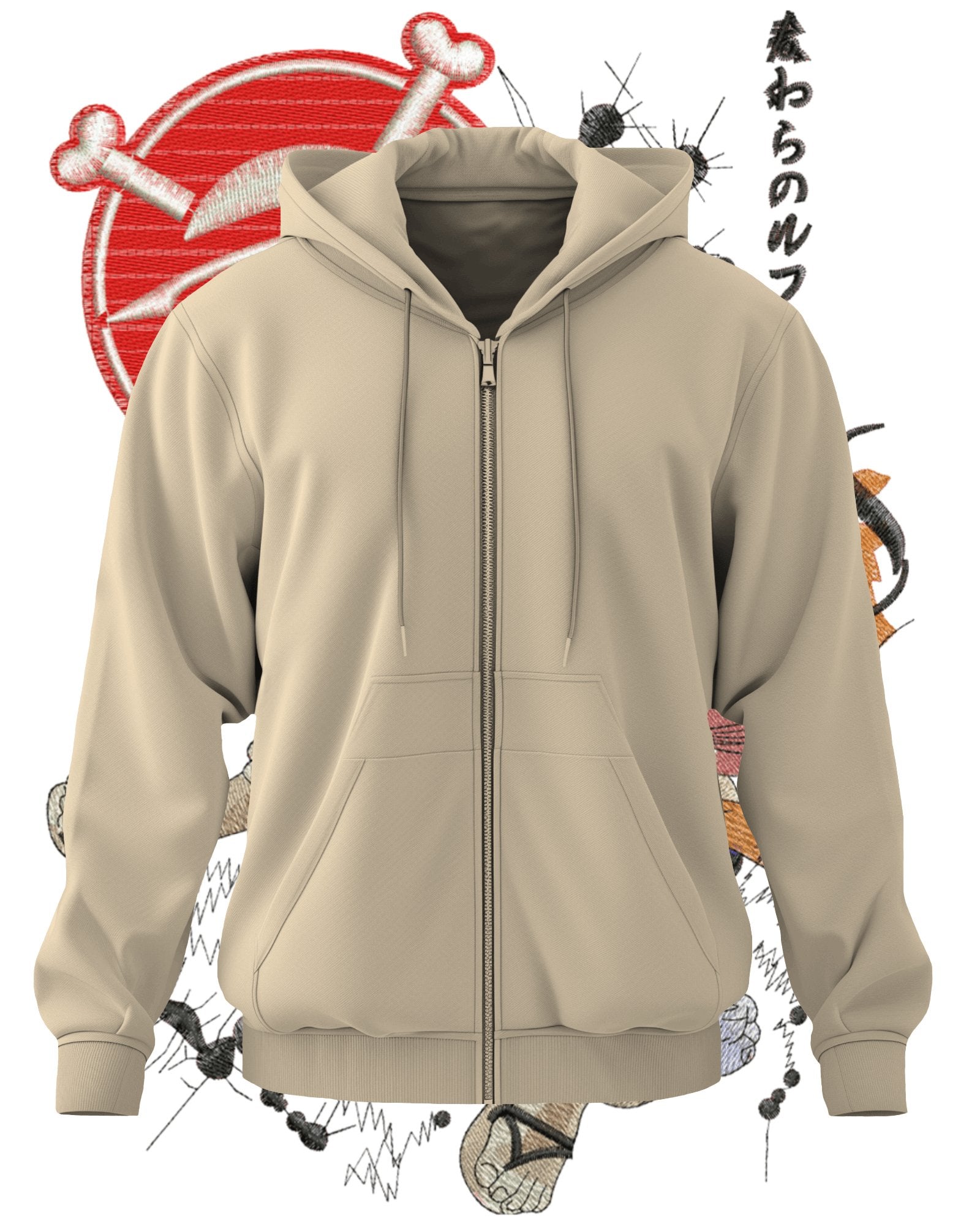 TMsignature Hoodie Hoodie 600 GSM One Piece Luffy Large Design Hoodie 600 GSM One Piece Luffy Large Design