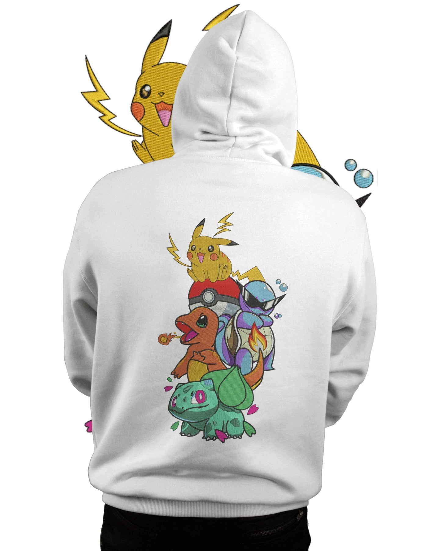 TMsignature Hoodie Hoodie 600 GSM Pokémon Large Design Hoodie 600 GSM Pokémon Large Design