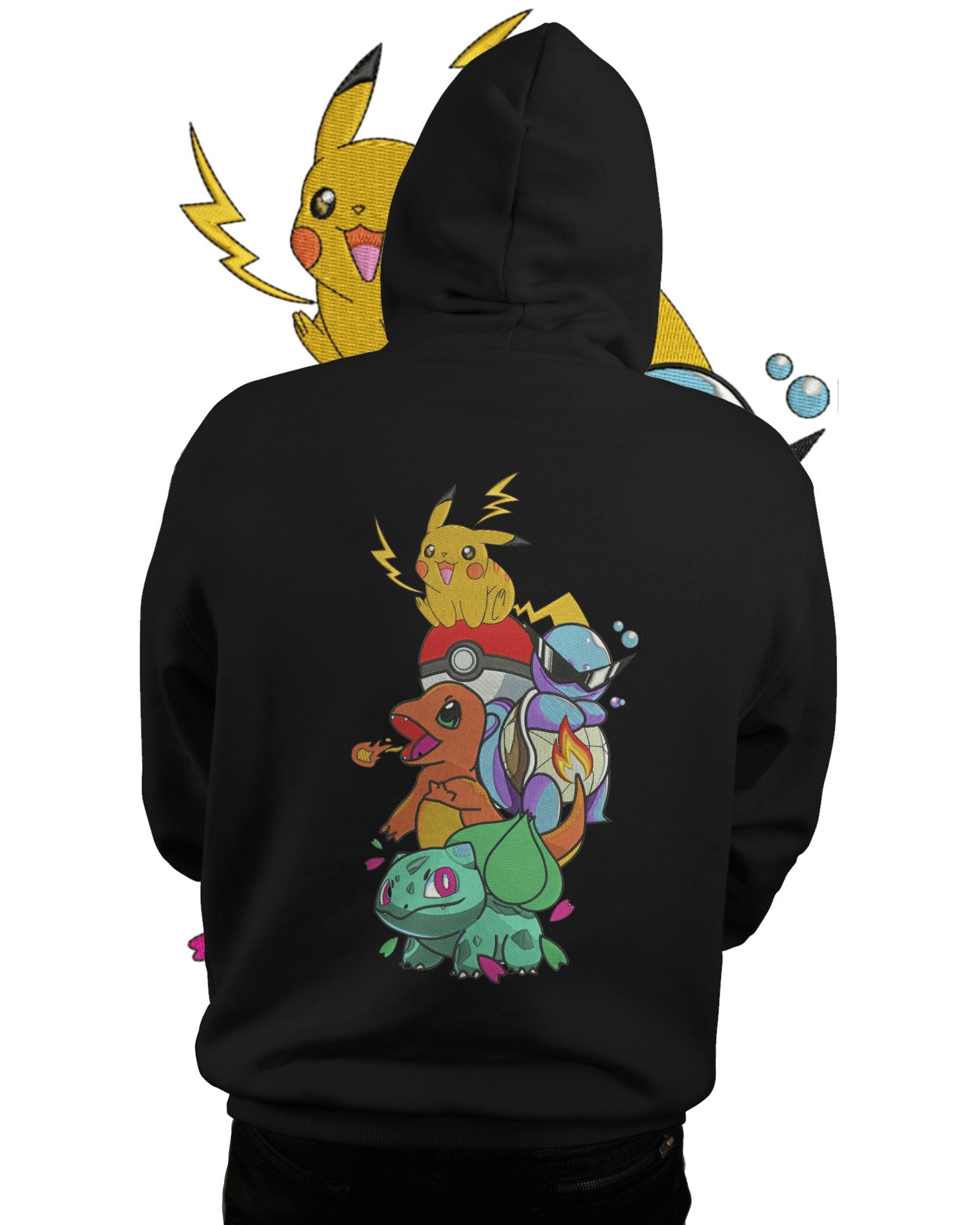 TMsignature Hoodie Hoodie 600 GSM Pokémon Large Design Hoodie 600 GSM Pokémon Large Design