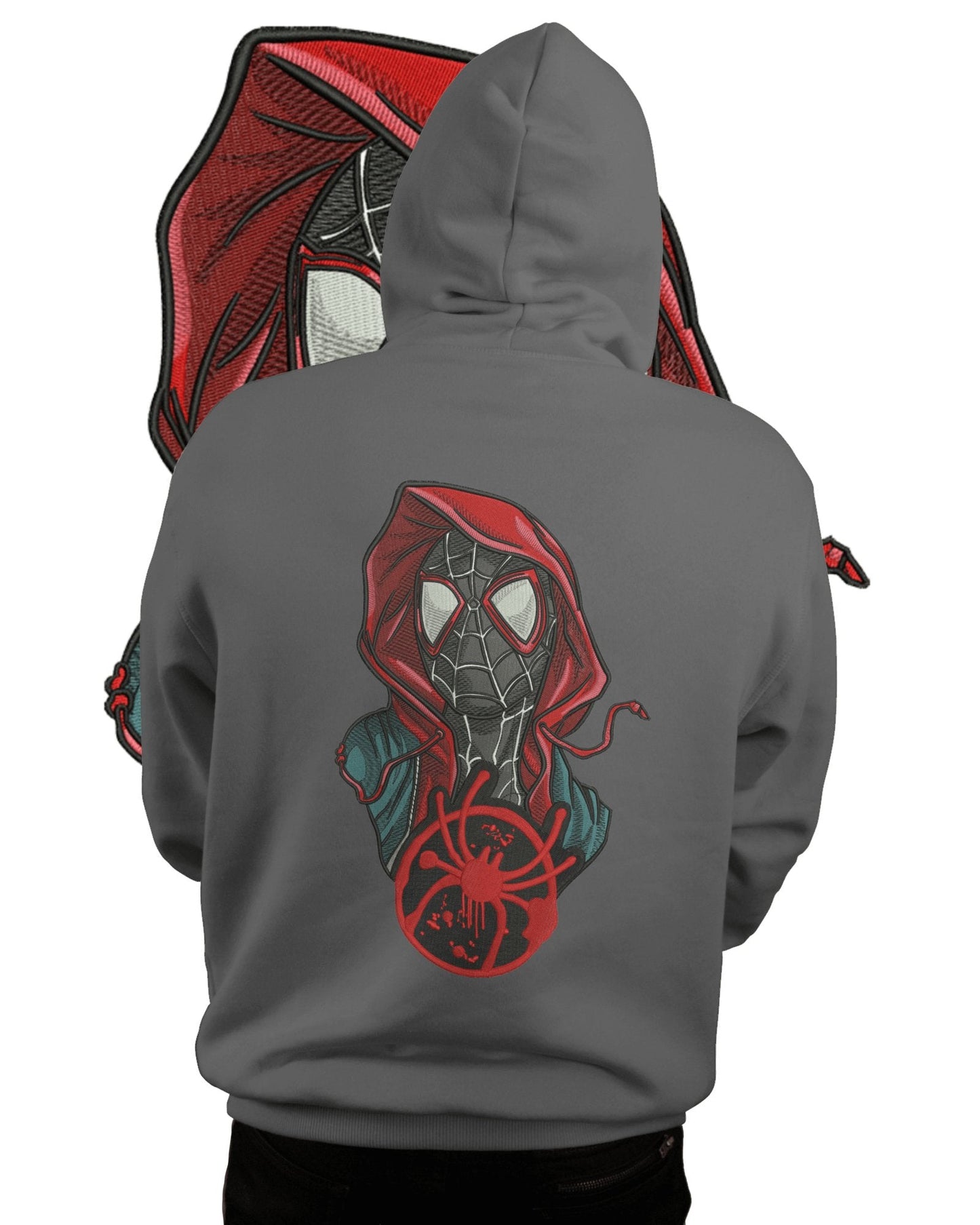 TMsignature Hoodie Hoodie 600 GSM Spider-Man (Miles Morales) Large Design Hoodie 600 GSM Spider-Man (Miles Morales) Large Design