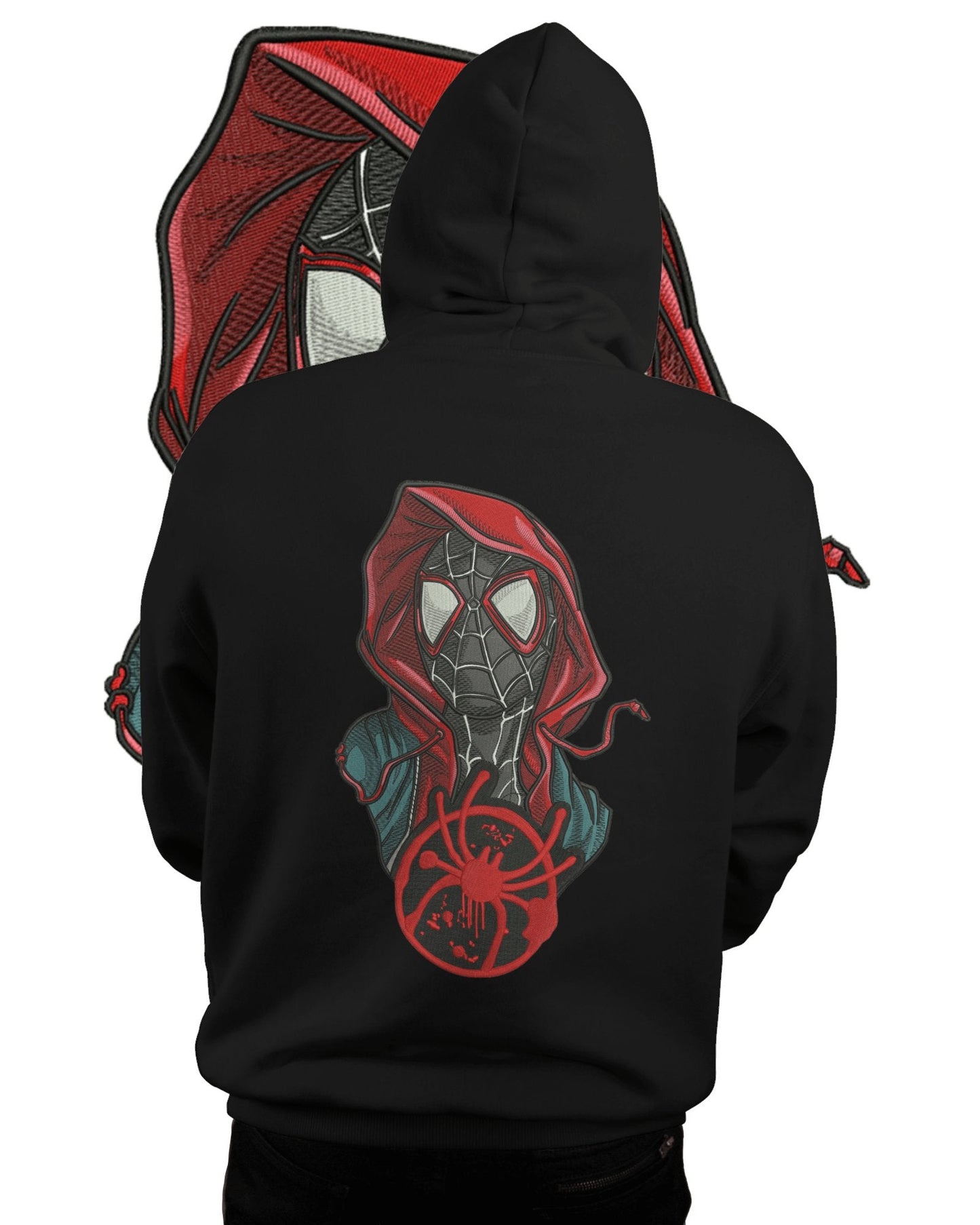 TMsignature Hoodie Hoodie 600 GSM Spider-Man (Miles Morales) Large Design Hoodie 600 GSM Spider-Man (Miles Morales) Large Design