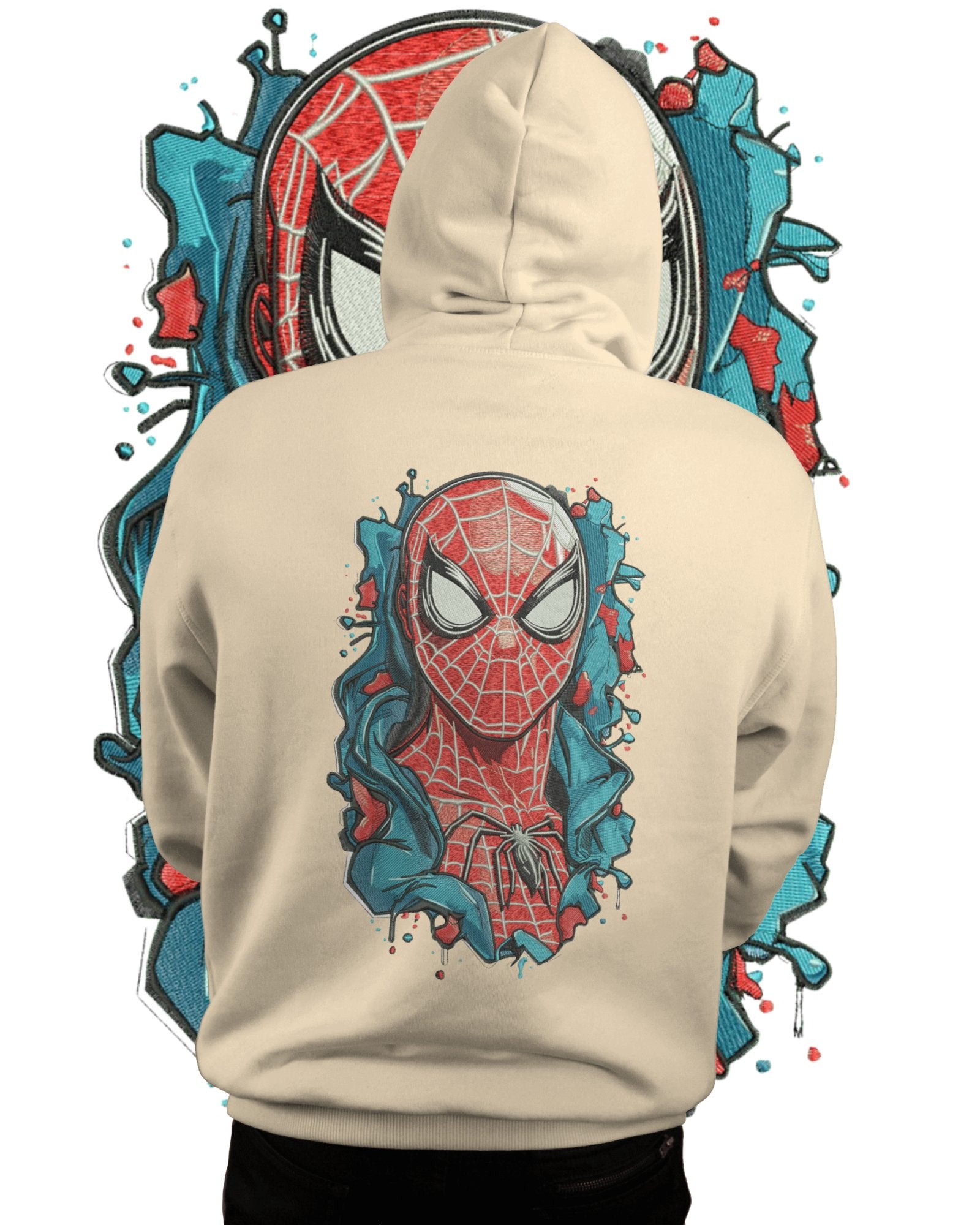 TMsignature Hoodie Hoodie 600 GSM Spider-Man (Peter Parker) Large Design Hoodie 600 GSM Spider-Man (Peter Parker) Large Design