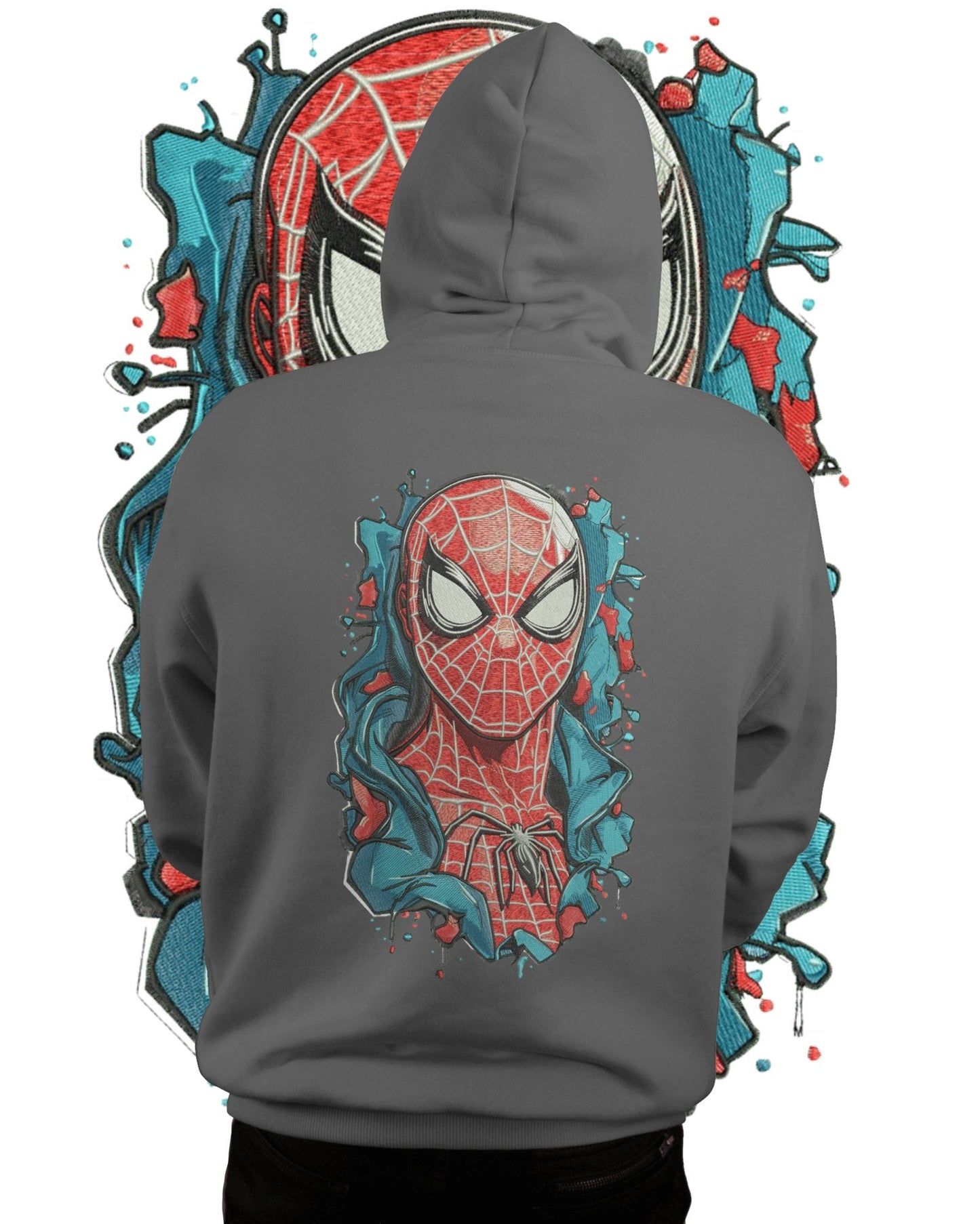 TMsignature Hoodie Hoodie 600 GSM Spider-Man (Peter Parker) Large Design Hoodie 600 GSM Spider-Man (Peter Parker) Large Design