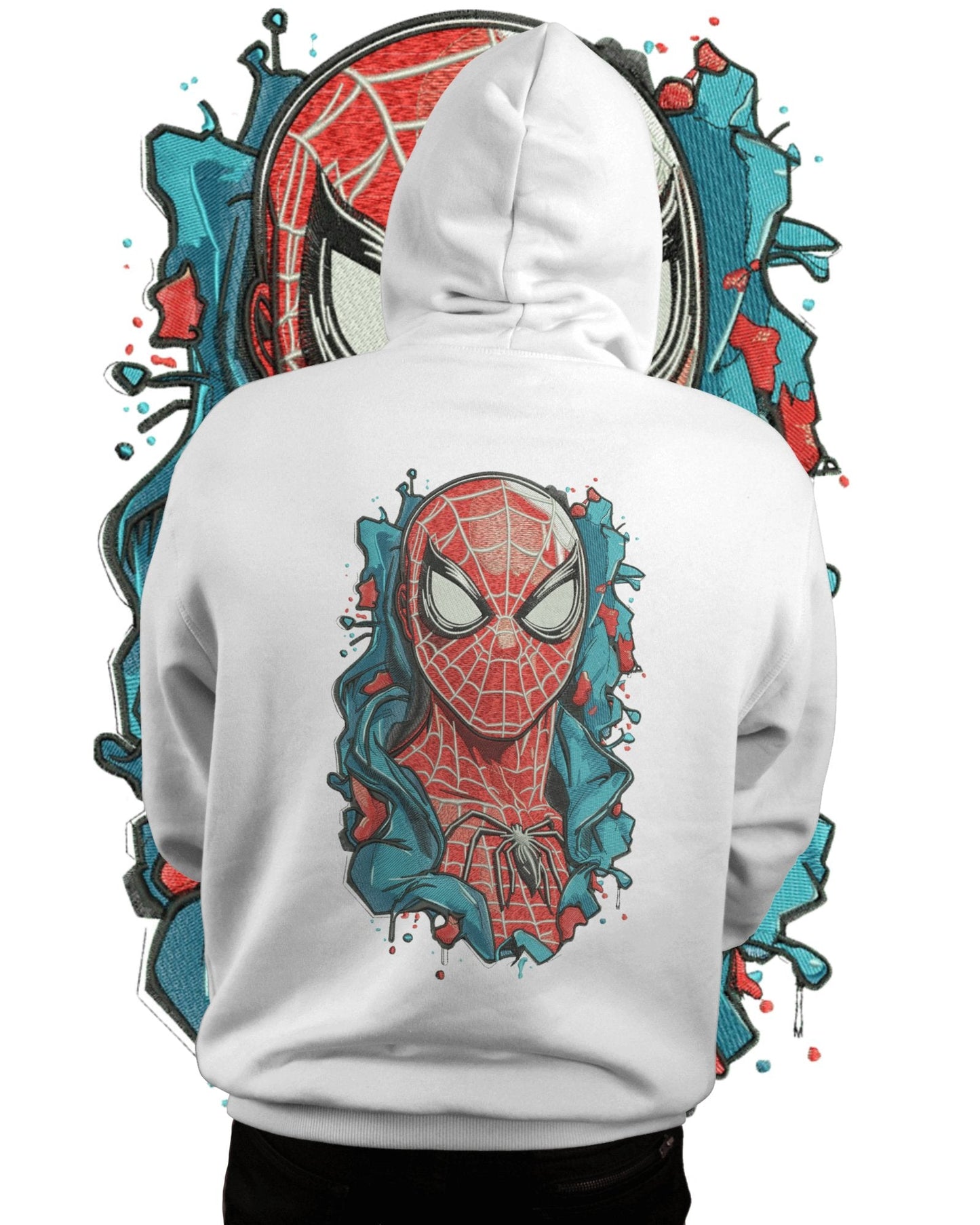 TMsignature Hoodie Hoodie 600 GSM Spider-Man (Peter Parker) Large Design Hoodie 600 GSM Spider-Man (Peter Parker) Large Design