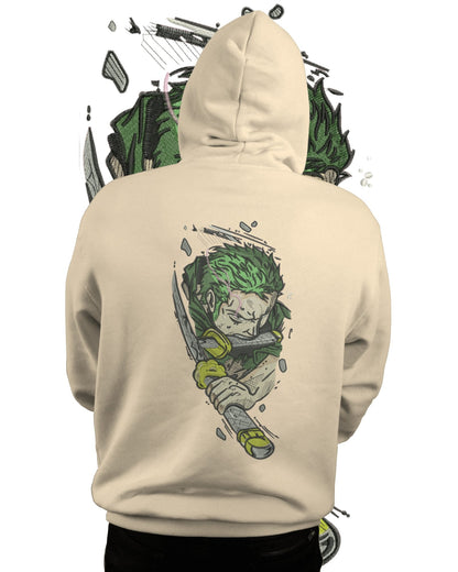 TMsignature Hoodie Hoodie 600 GSM Zoro One Piece Large Design Hoodie 600 GSM Zoro One Piece Large Design